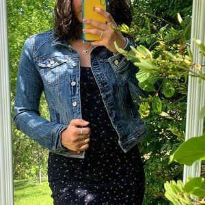 Pilcro Cropped Jean Jacket